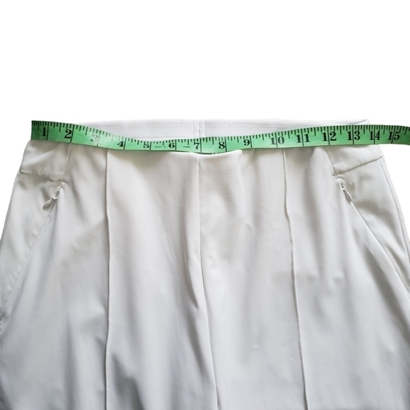 Diadora White Casual Sporty Stretchy Urban Ankle Pants - Picture 8 of 9